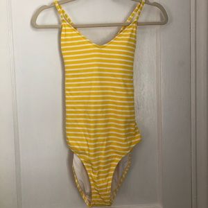 Aerie Stripe full piece swimsuit